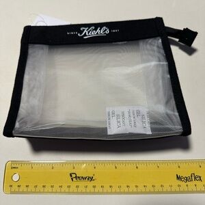 Kiehl's Transparent Black Trim Pouch